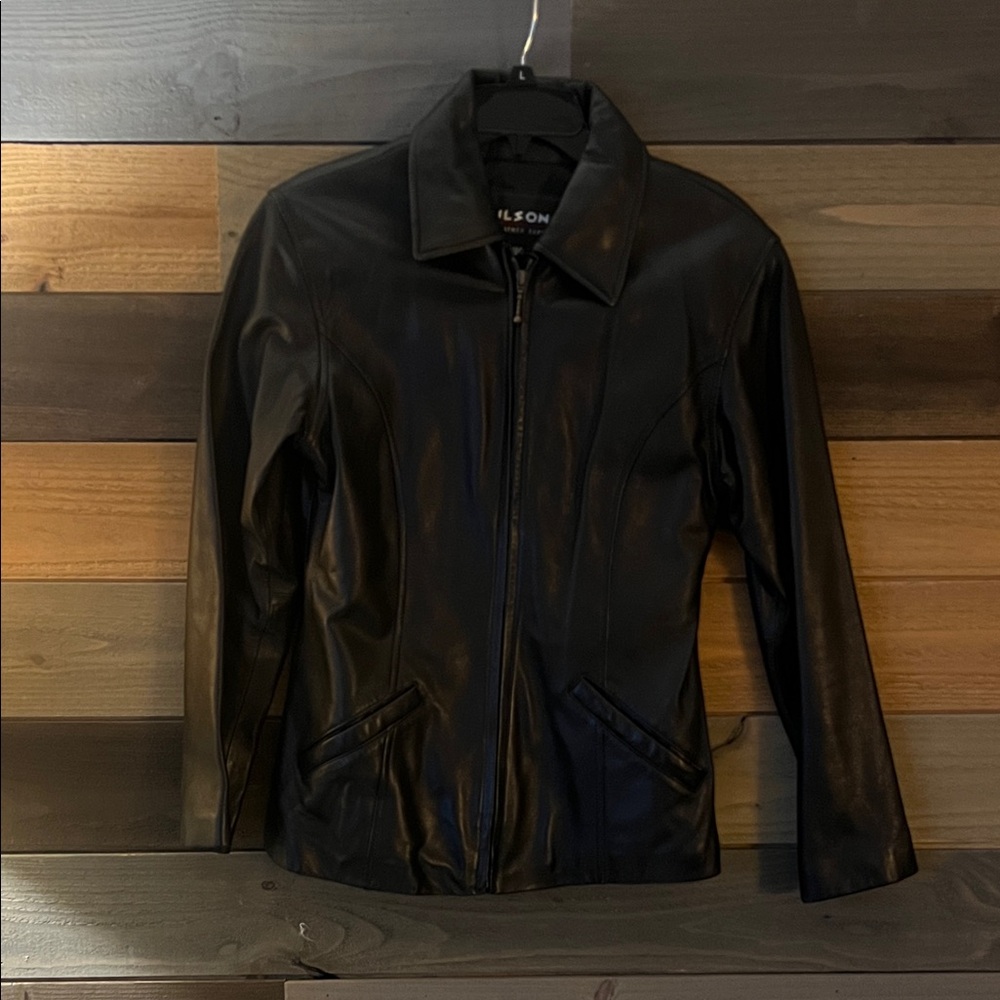Wilsons Leather Black Jacket